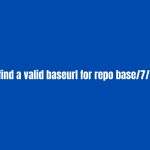 Fix cannot find a valid baseurl for repo base7x86_64 error