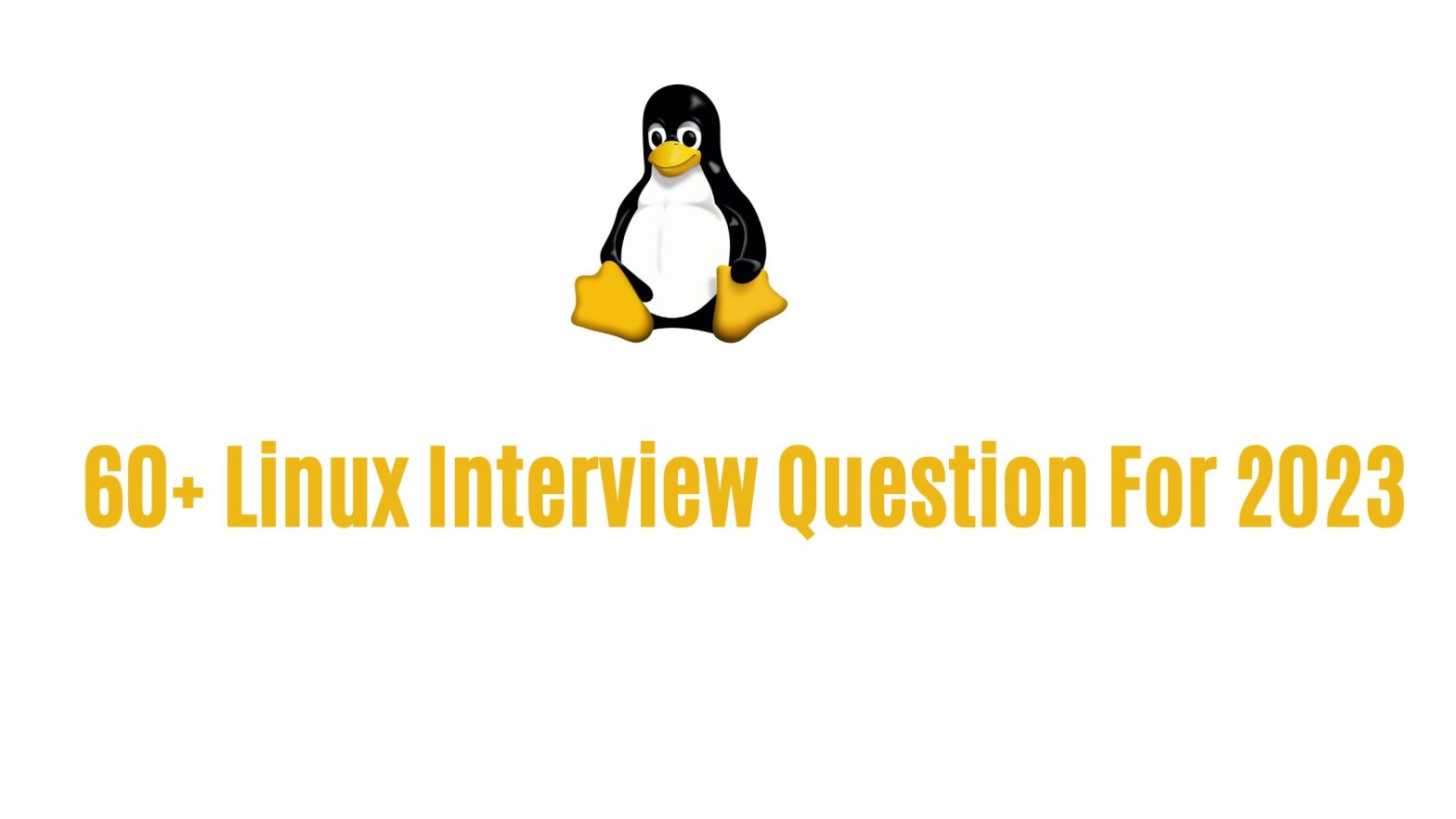 60+ Linux Interview Question For 2023 | Linux Jobs Guide