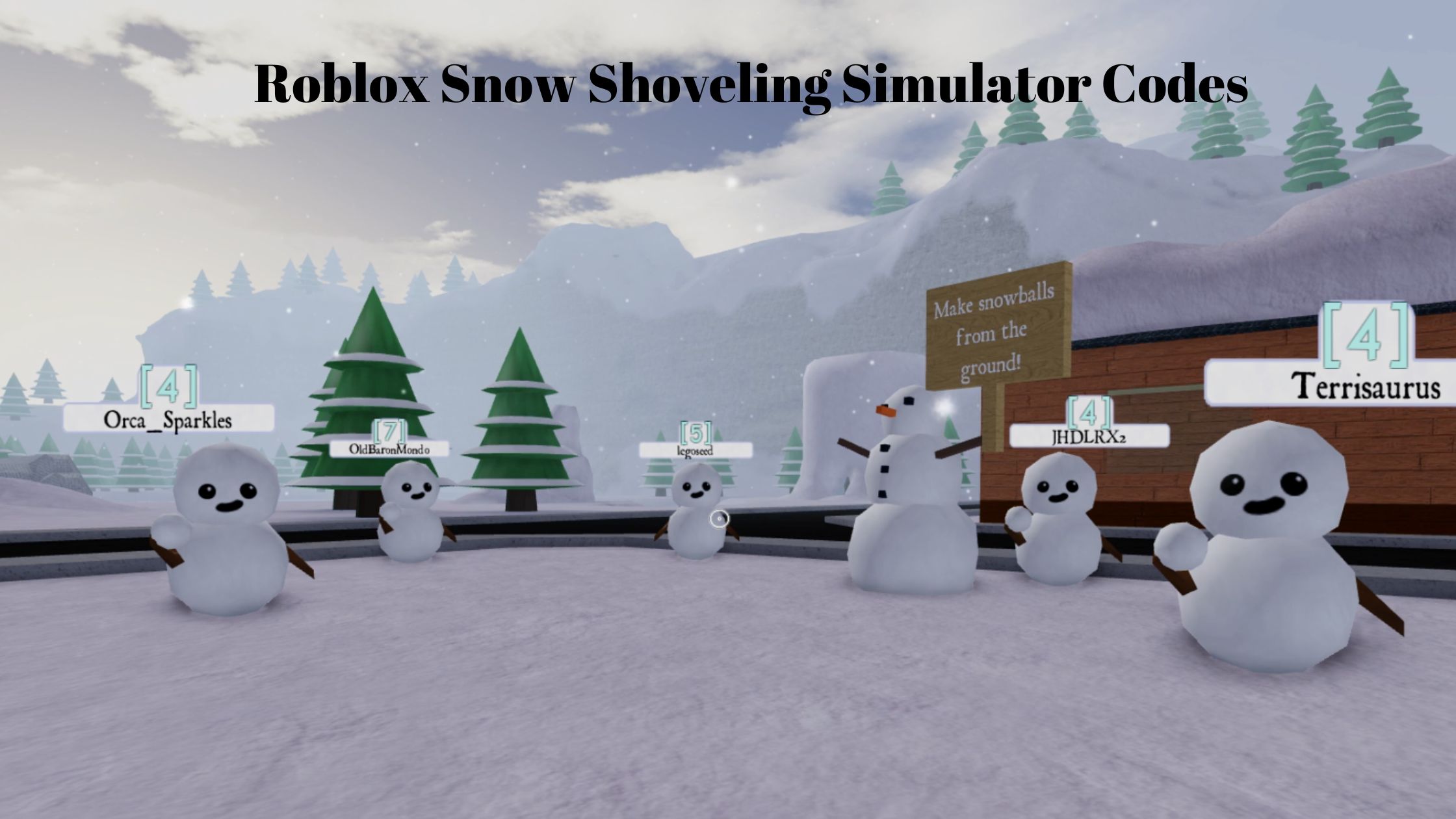 Roblox Snow Shoveling Simulator Codes