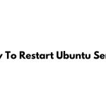 How To Restart Ubuntu Server