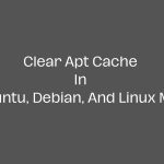 How To Clear Apt Cache In Ubuntu 24.04 LTS, Debian, And Linux Mint In 2024