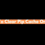 How To Clear Pip Cache On Linux