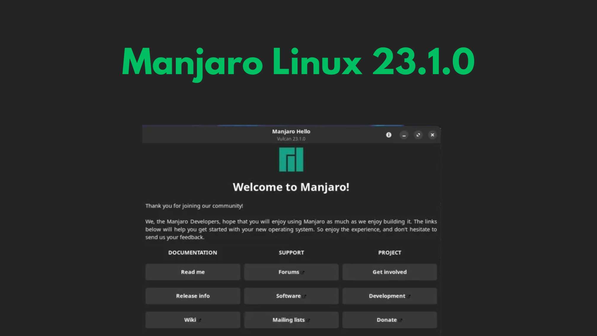 Manjaro 23.1 “Vulcan” Available For Download